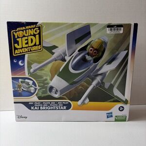 NEW!  Disney Star Wars Young Jedi Adventures Kai Brightstar Vehicle Sealed Box